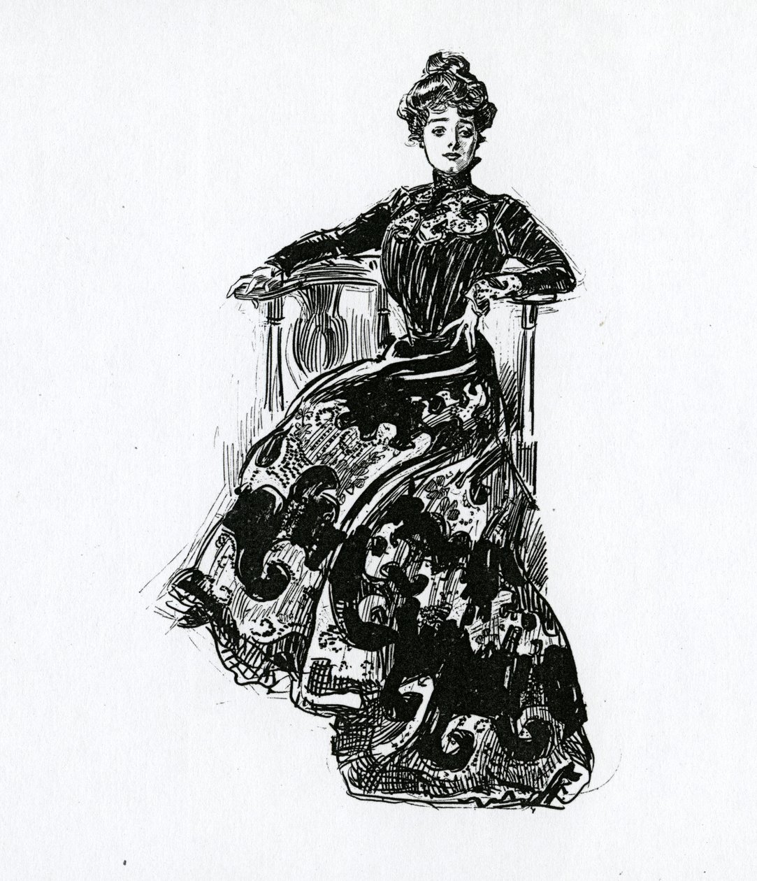 En Gibson-jente, ca. 1902 av Charles Dana Gibson
