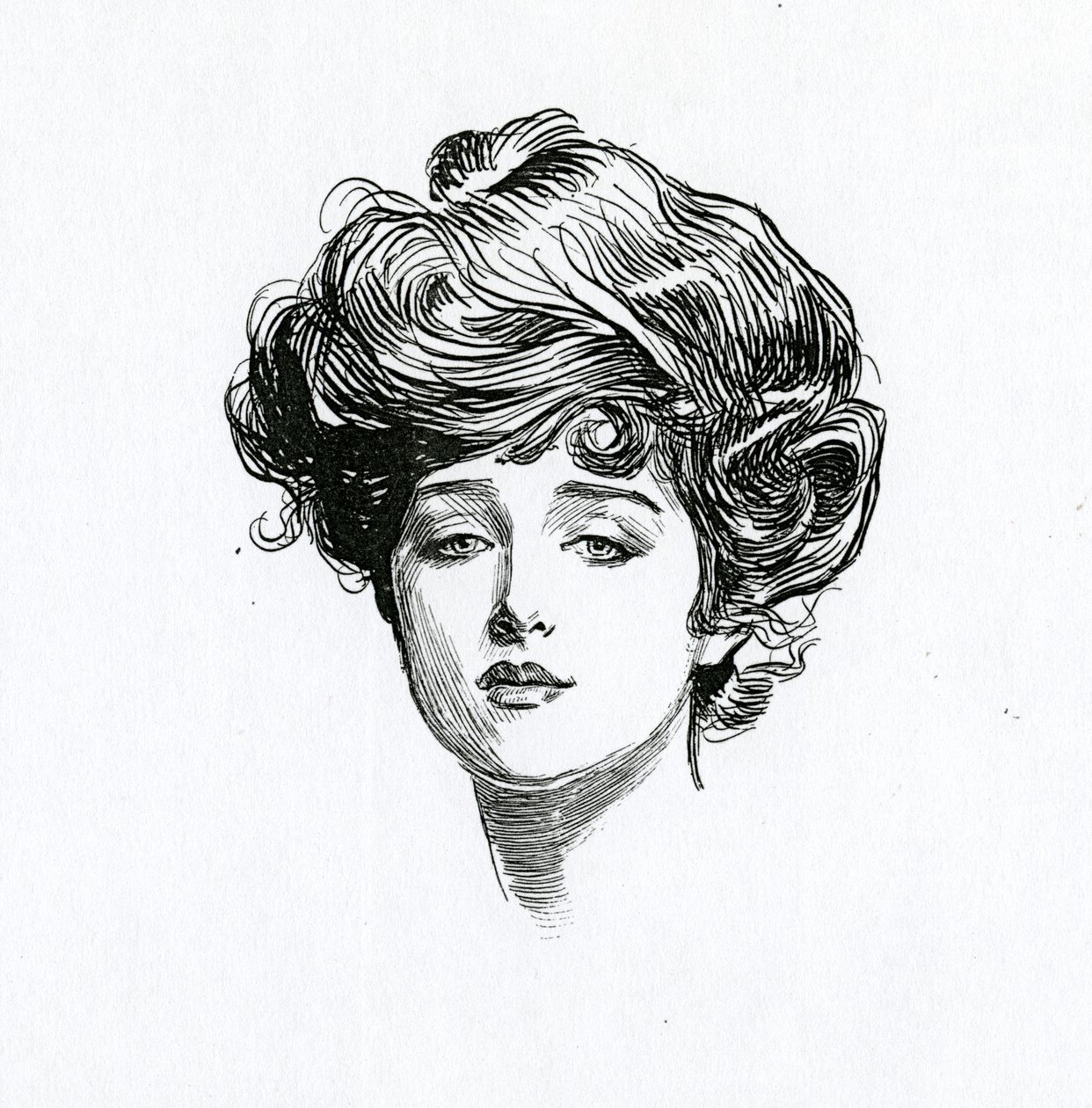 En Gibson-jente, ca. 1902 av Charles Dana Gibson