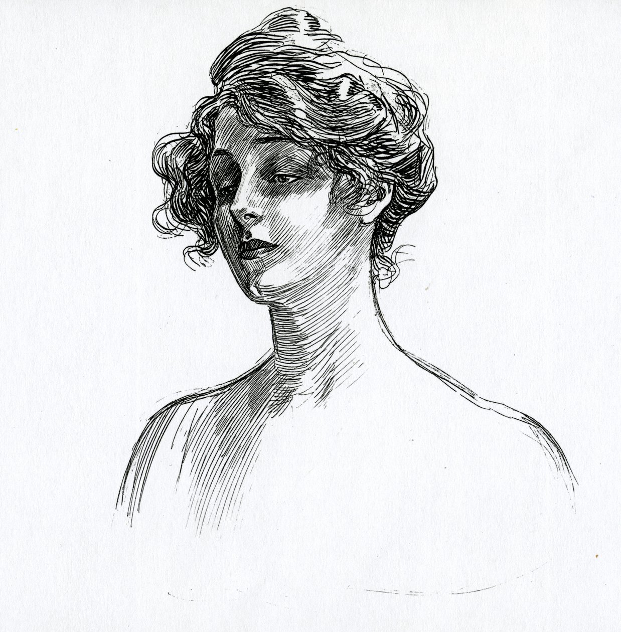 En Gibson-jente, ca. 1902 av Charles Dana Gibson