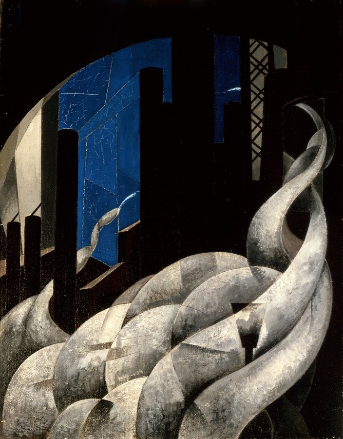 Røkelse av en ny kirke av Charles Demuth