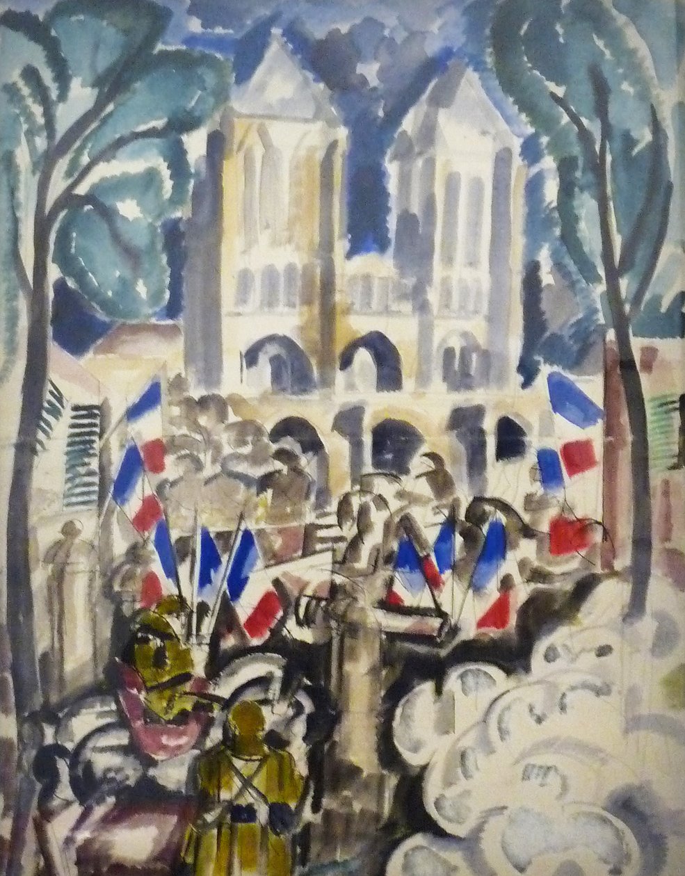 Noyon, 1917 av Charles Georges Dufresne