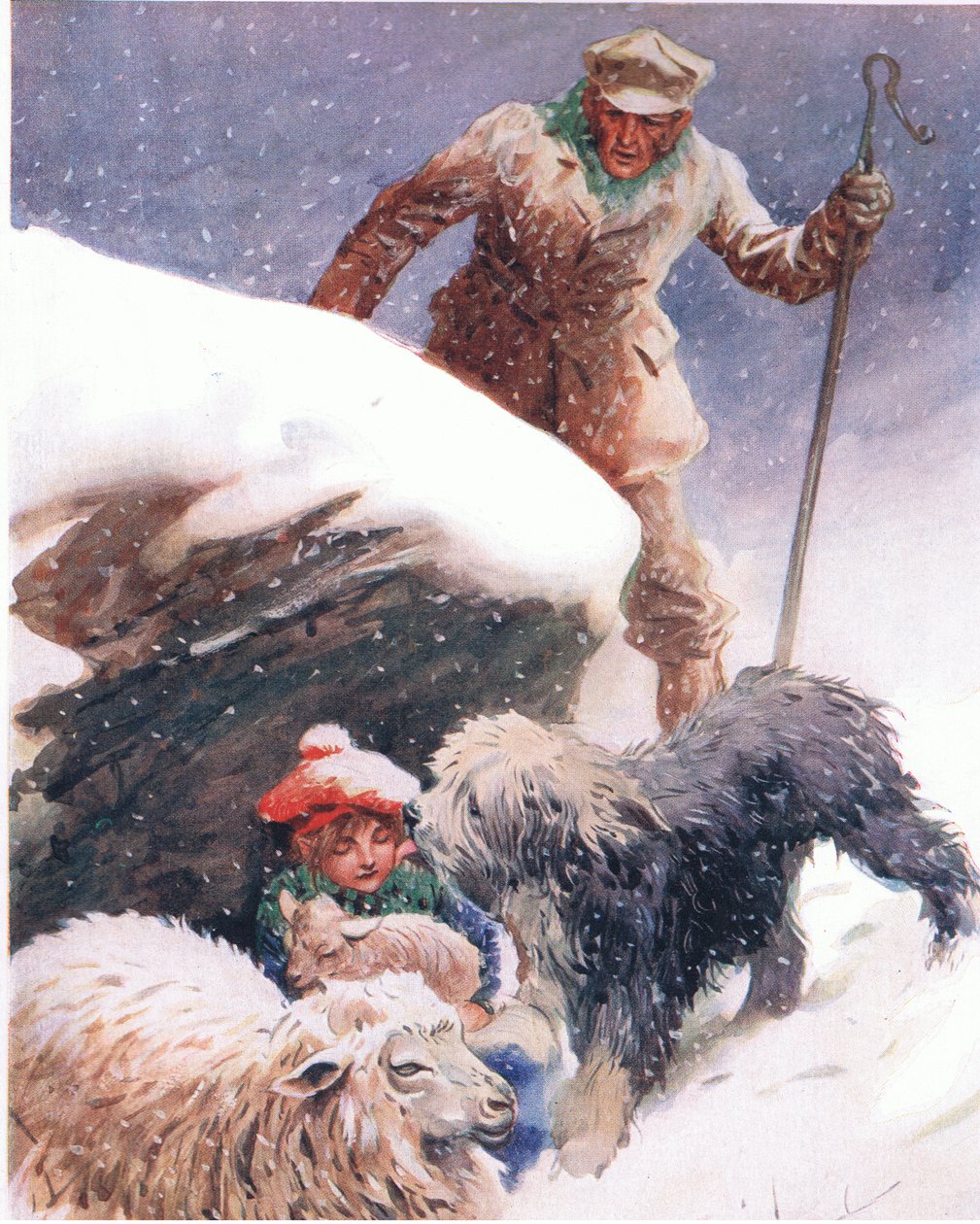 Funnet, fra The Big Book for Children (Herbert Strang) utgitt av Humphrey Milford, Oxford University Press, ca. 1920 av Charles Edmund Brock