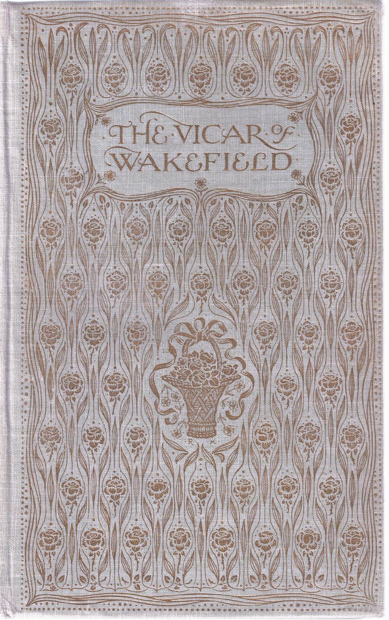 Forside, fra The Vicar of Wakefield utgitt av J M Dent & Son Ltd, 1920-tallet av Charles Edmund Brock