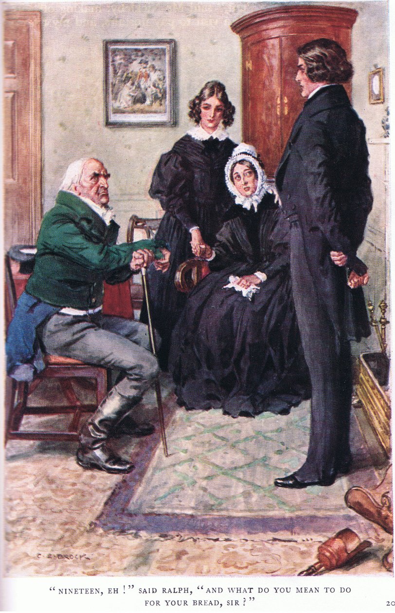 Nitten, eh! sa Ralph, Og hva mener du å gjøre for brødet ditt sir! av Charles Edmund Brock
