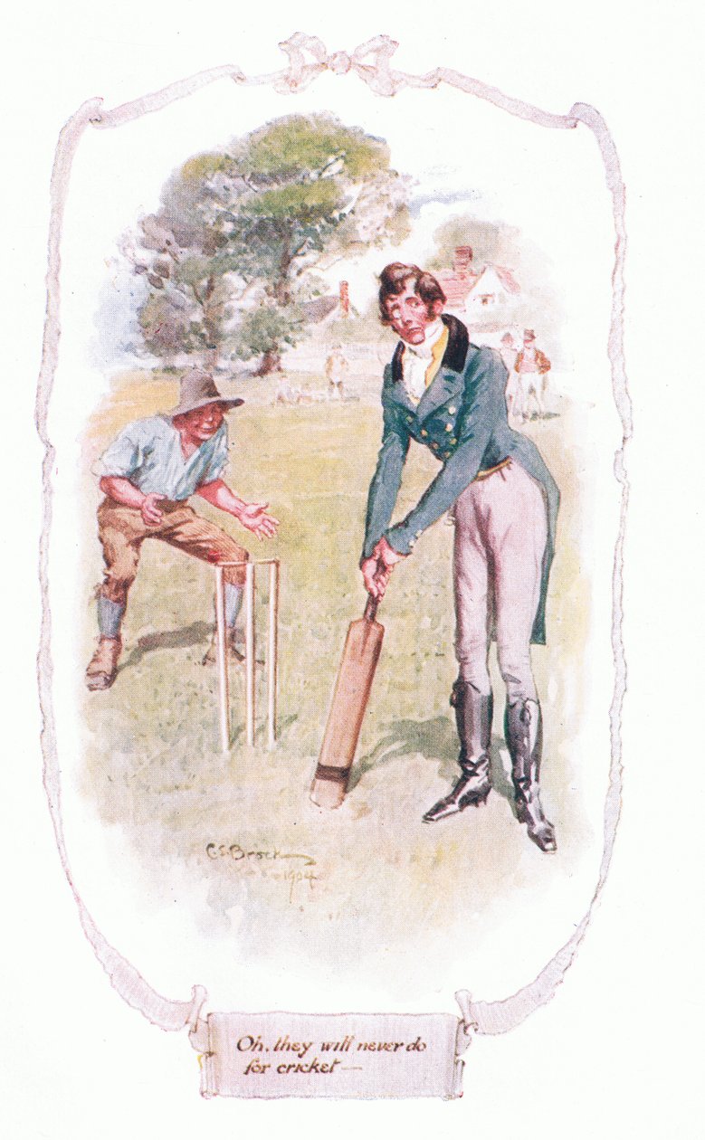 Åh! De vil aldri gjøre for cricket av Charles Edmund Brock