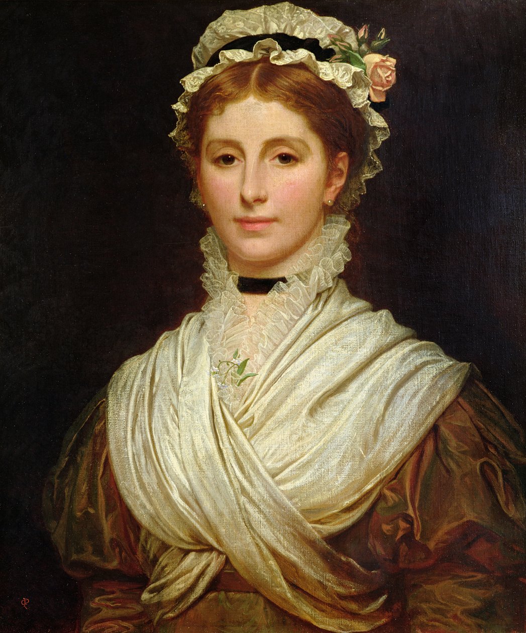 Portrett av Katey Perugini av mannen hennes, 1873-75 av Charles Edward Perugini