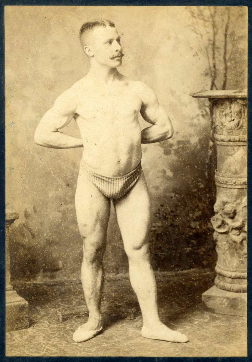 Portrett av en sterkmann, ca. 1890 av Charles Eisenmann
