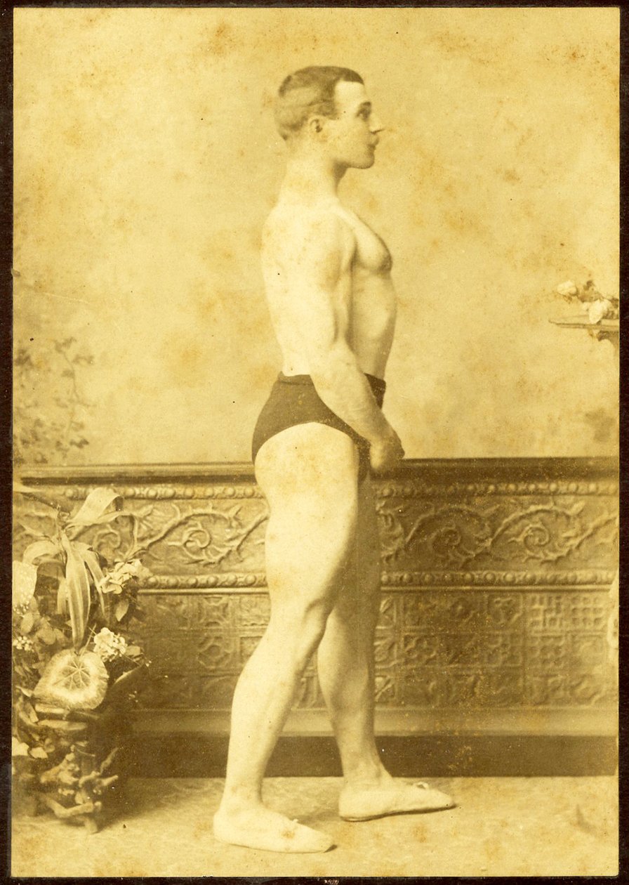 Portrett av en sterkmann, ca. 1890 av Charles Eisenmann