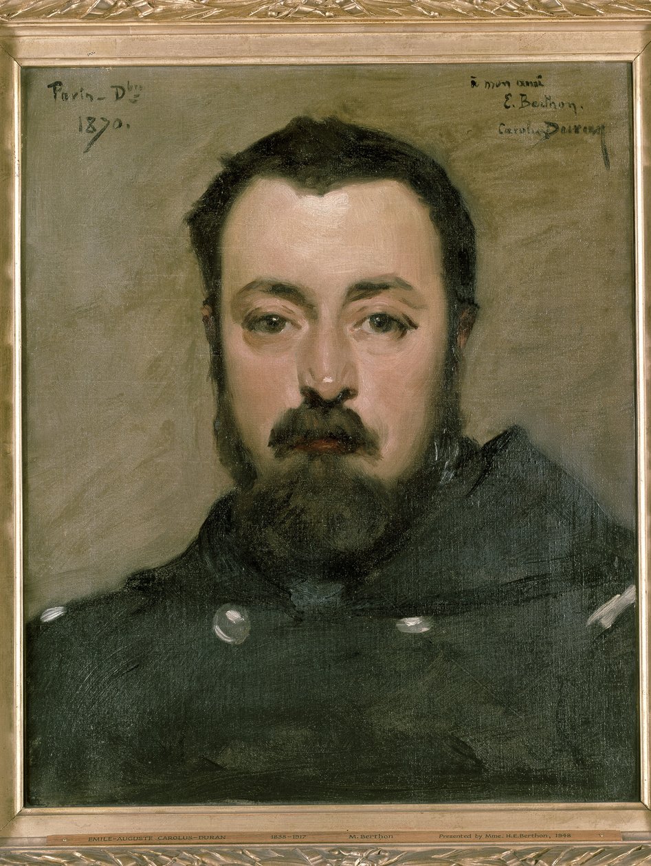 Portrett av M. Berthon, 1870 av Charles Emile Auguste Carolus Duran