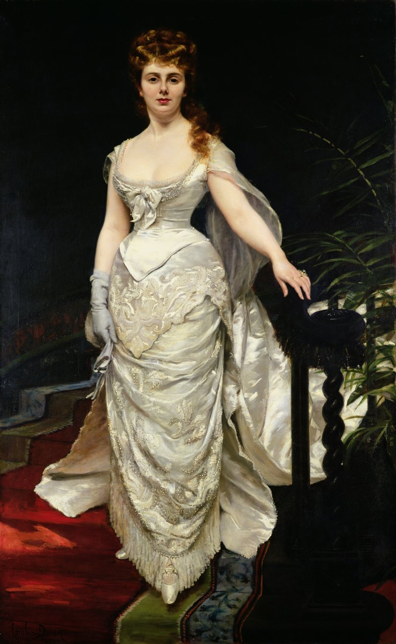 Portrett av Mademoiselle X, 1873 av Charles Emile Auguste Carolus Duran