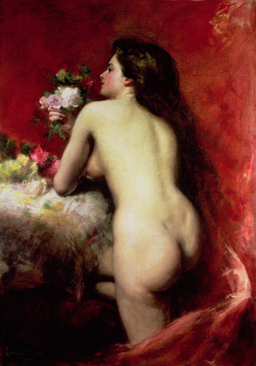 Modellen, 1905 av Charles Emile Auguste Carolus Duran