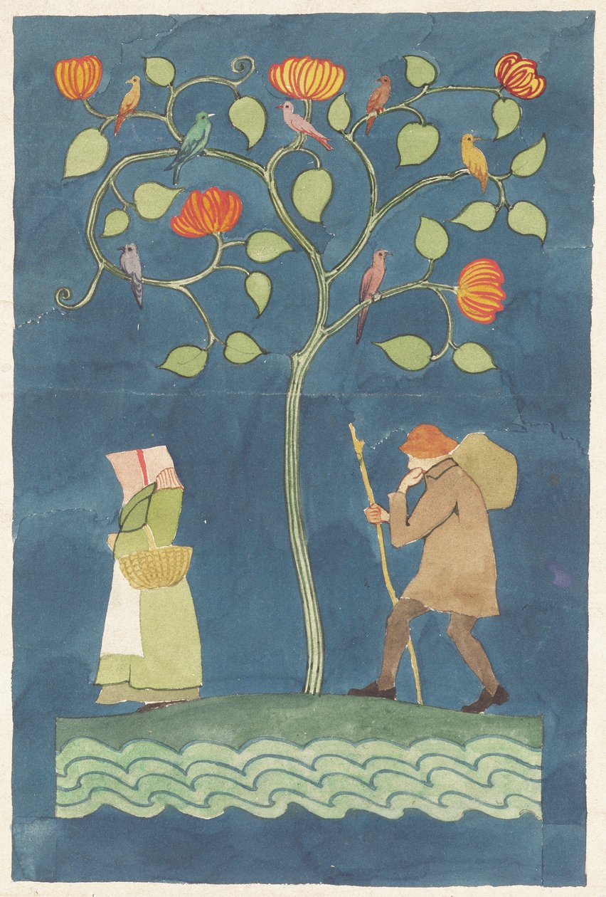 Bønder og det blomstrende treet av Charles Francis Annesley Voysey