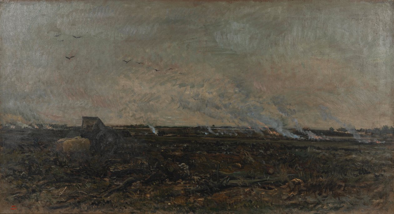 oktober av Charles Francois Daubigny