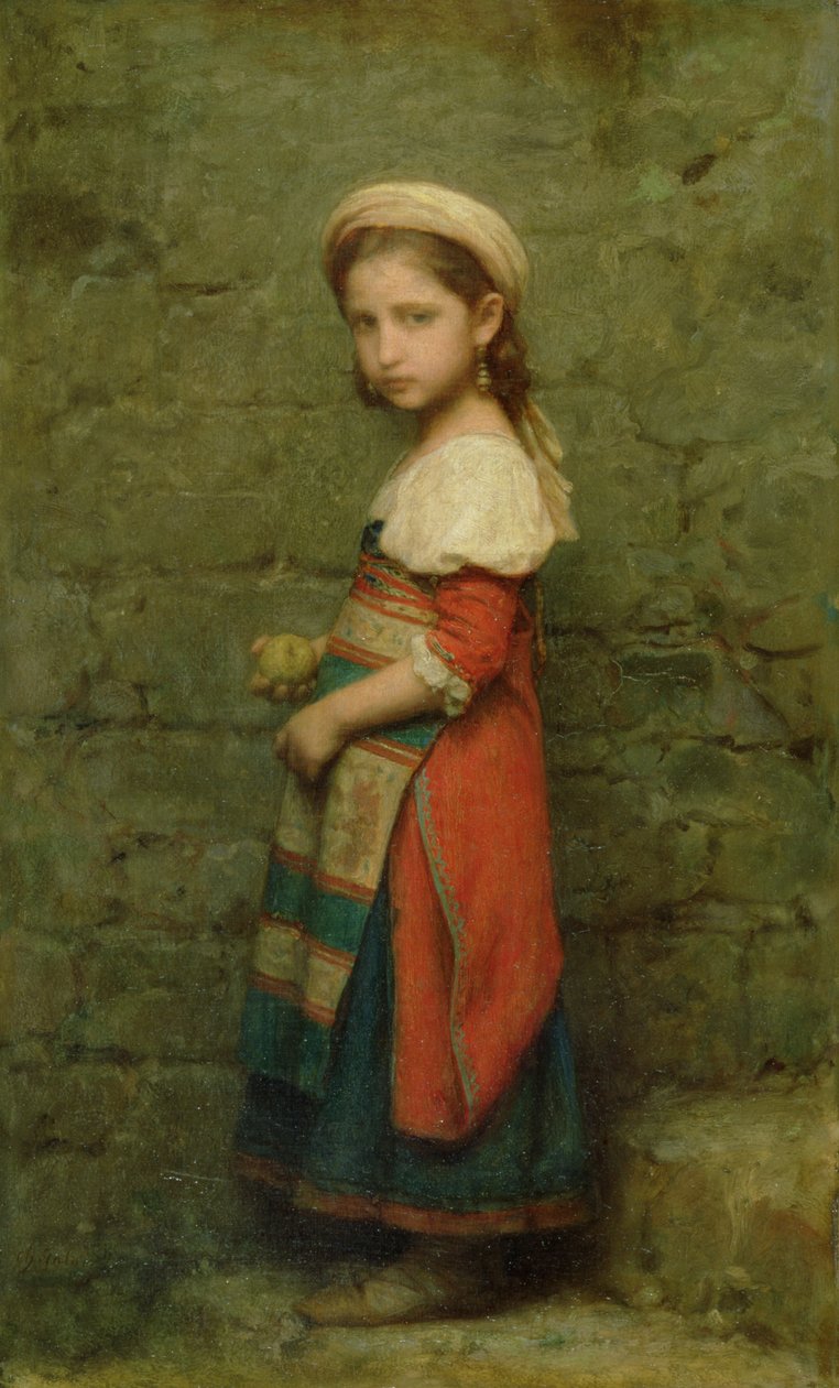 Italiensk jente, 1863 av Charles François Jalabert