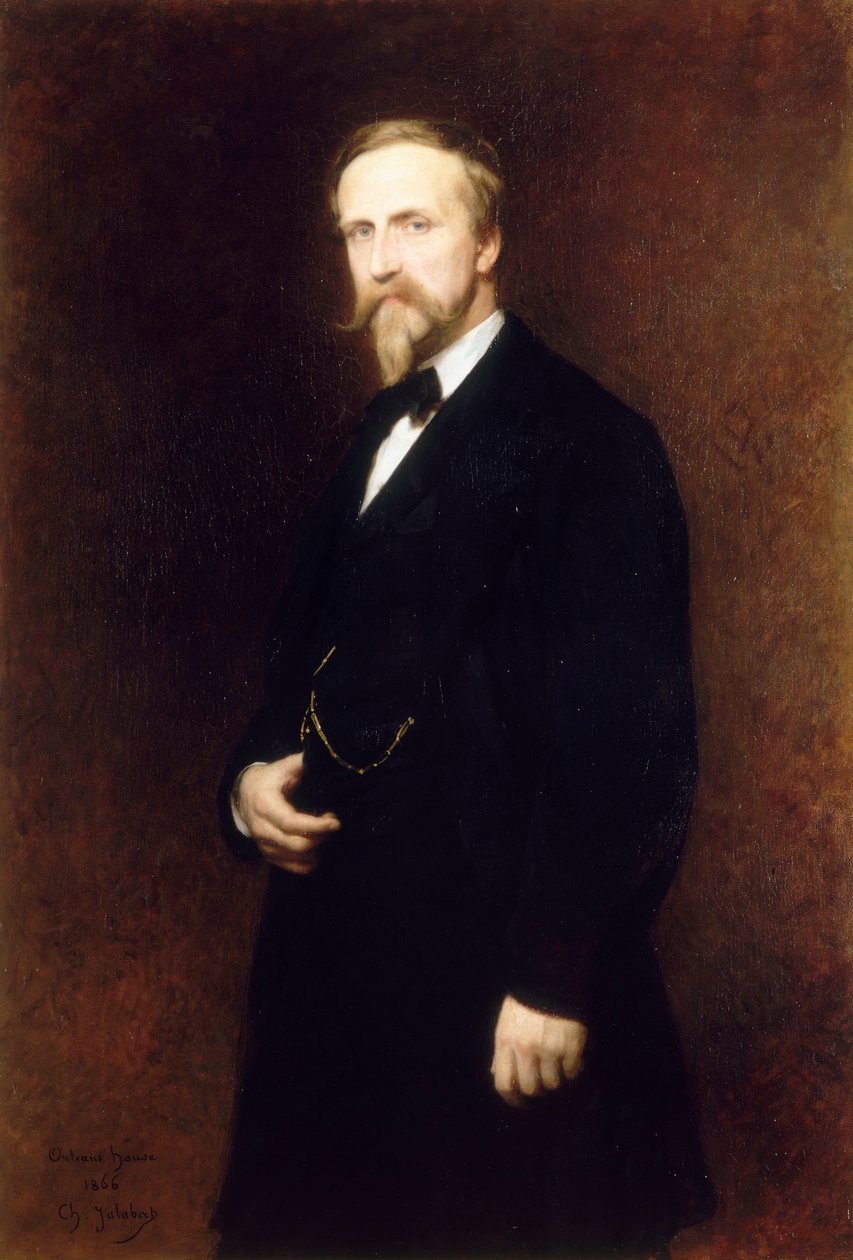 Portrett av Henri d´Orléans, hertug av Aumale av Charles François Jalabert