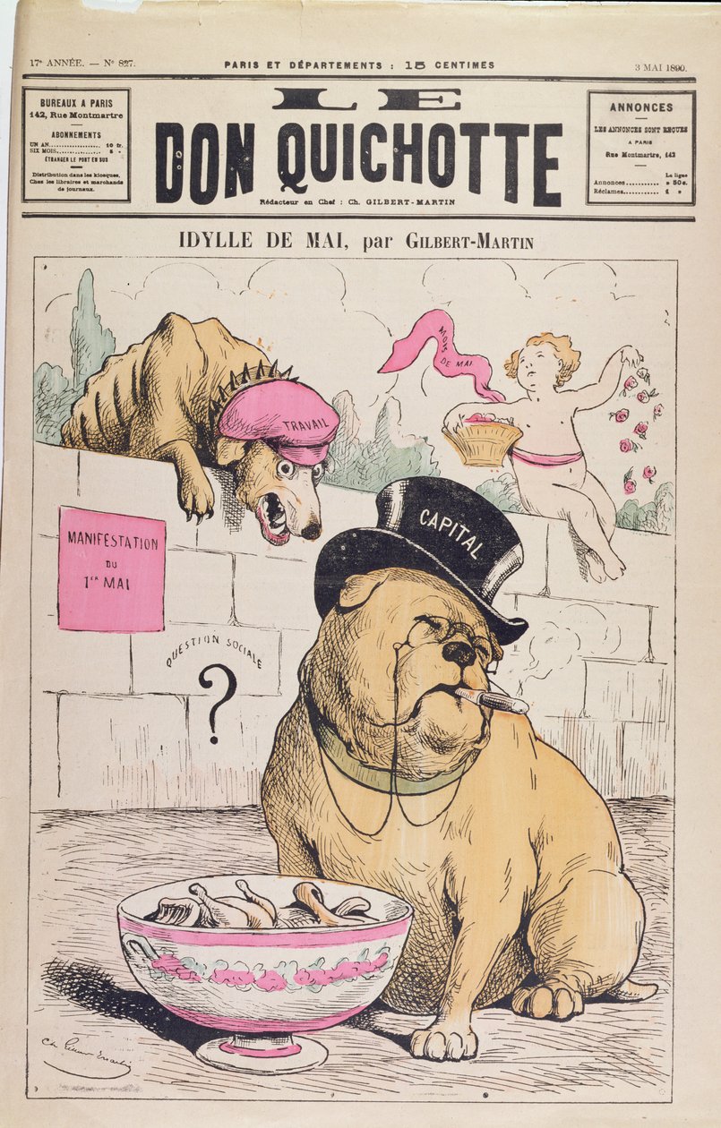 Forsideillustrasjon av det republikanske tidsskriftet 