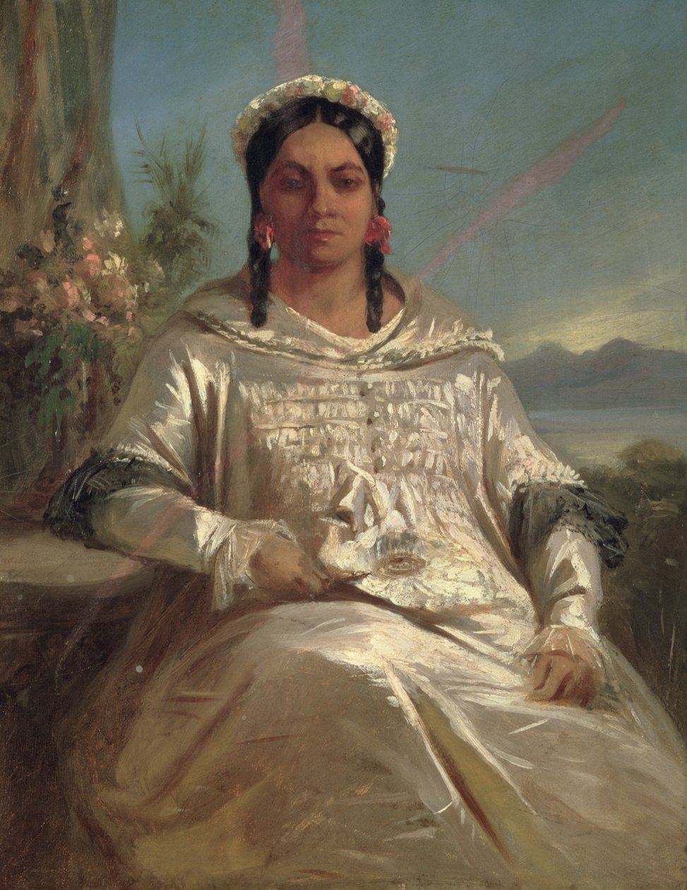 Dronning Pomare IV (1827-77) av Tahiti av Charles Giraud