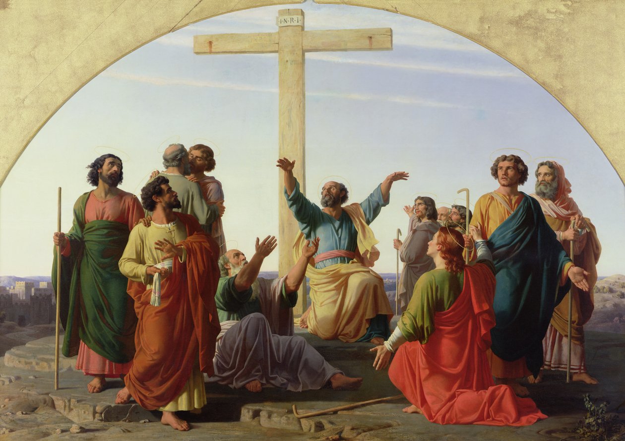 Apostlenes avgang, 1845 av Charles Gleyre