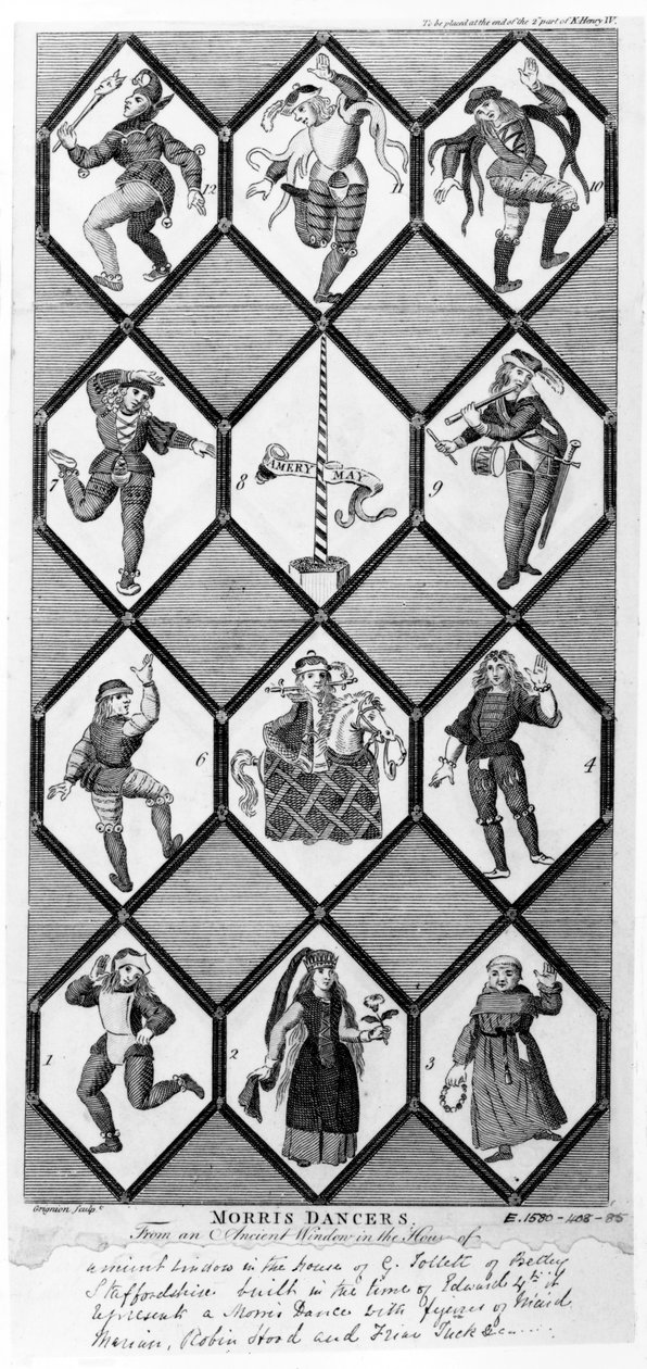 Morris dansere av Charles Grignion