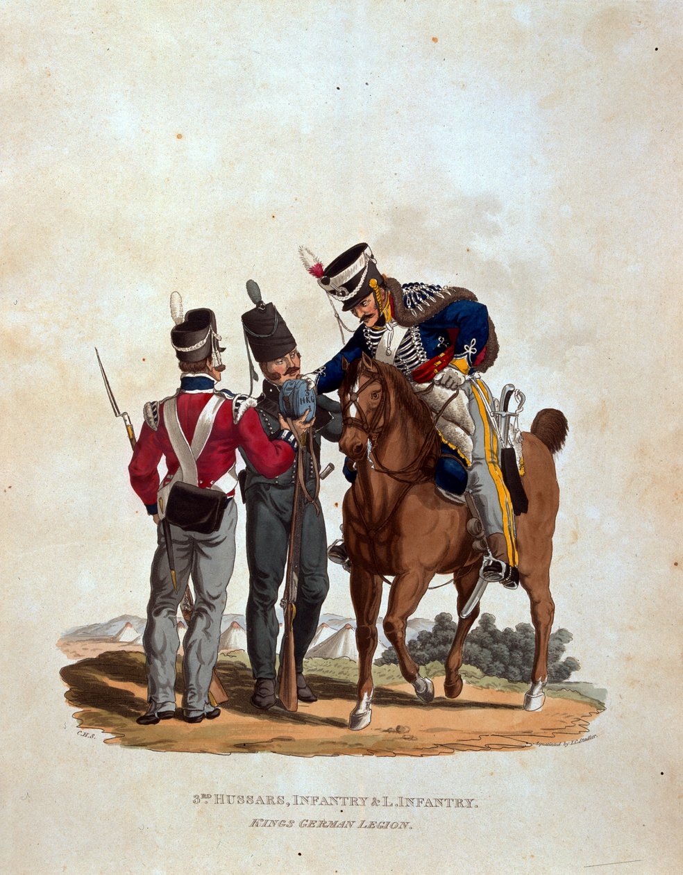 3rd Hussars, Infantry and Light Infantry, King