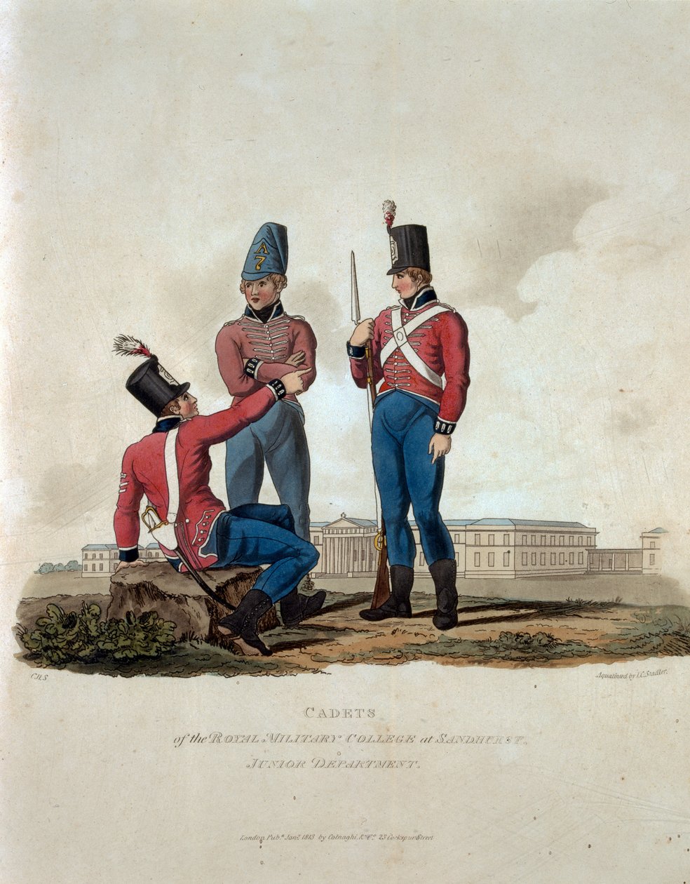 Kadetter fra Royal Military College i Sandhurst, Junior Department, fra 