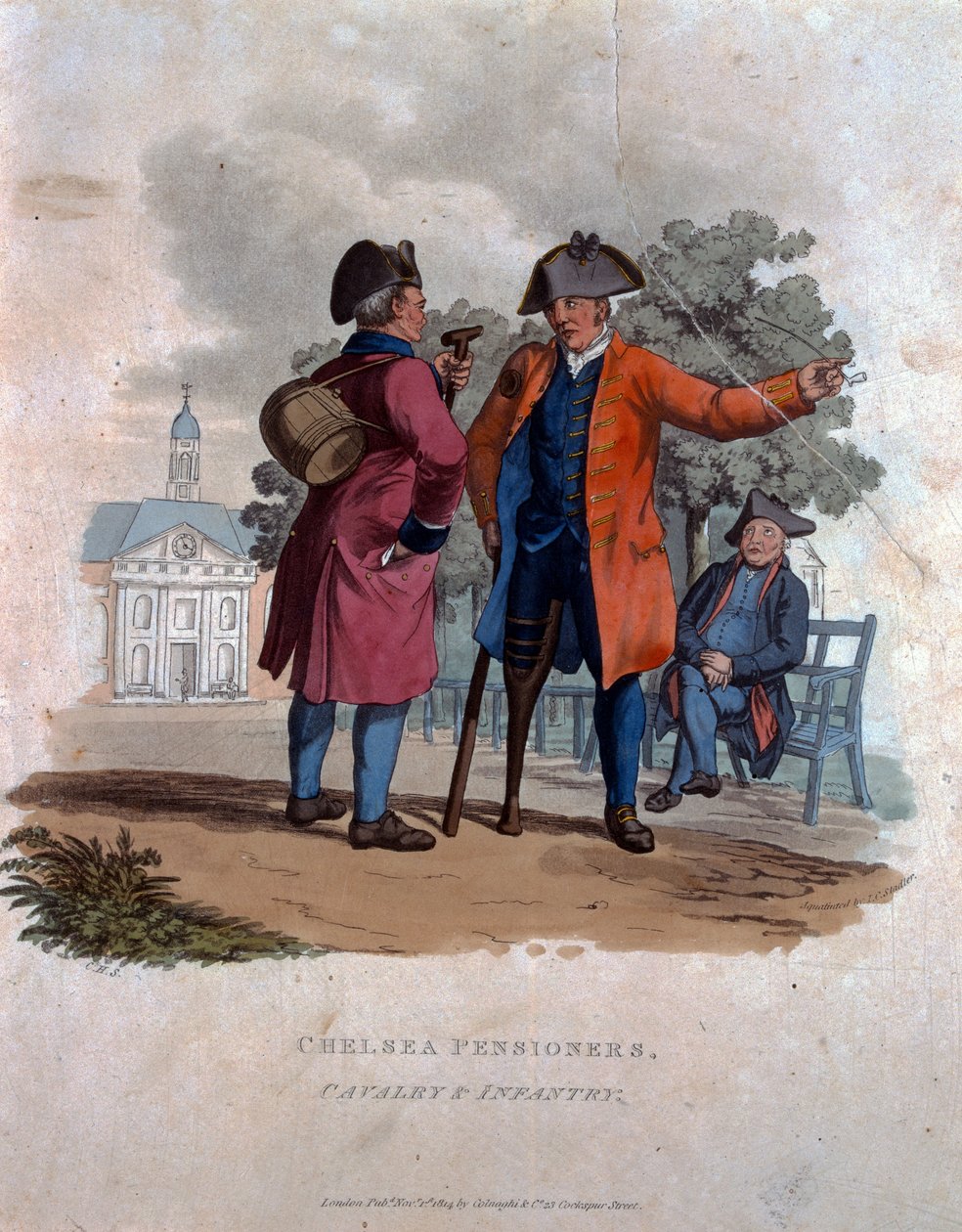 Chelsea Pensioners, Cavalry and Infantry, fra 