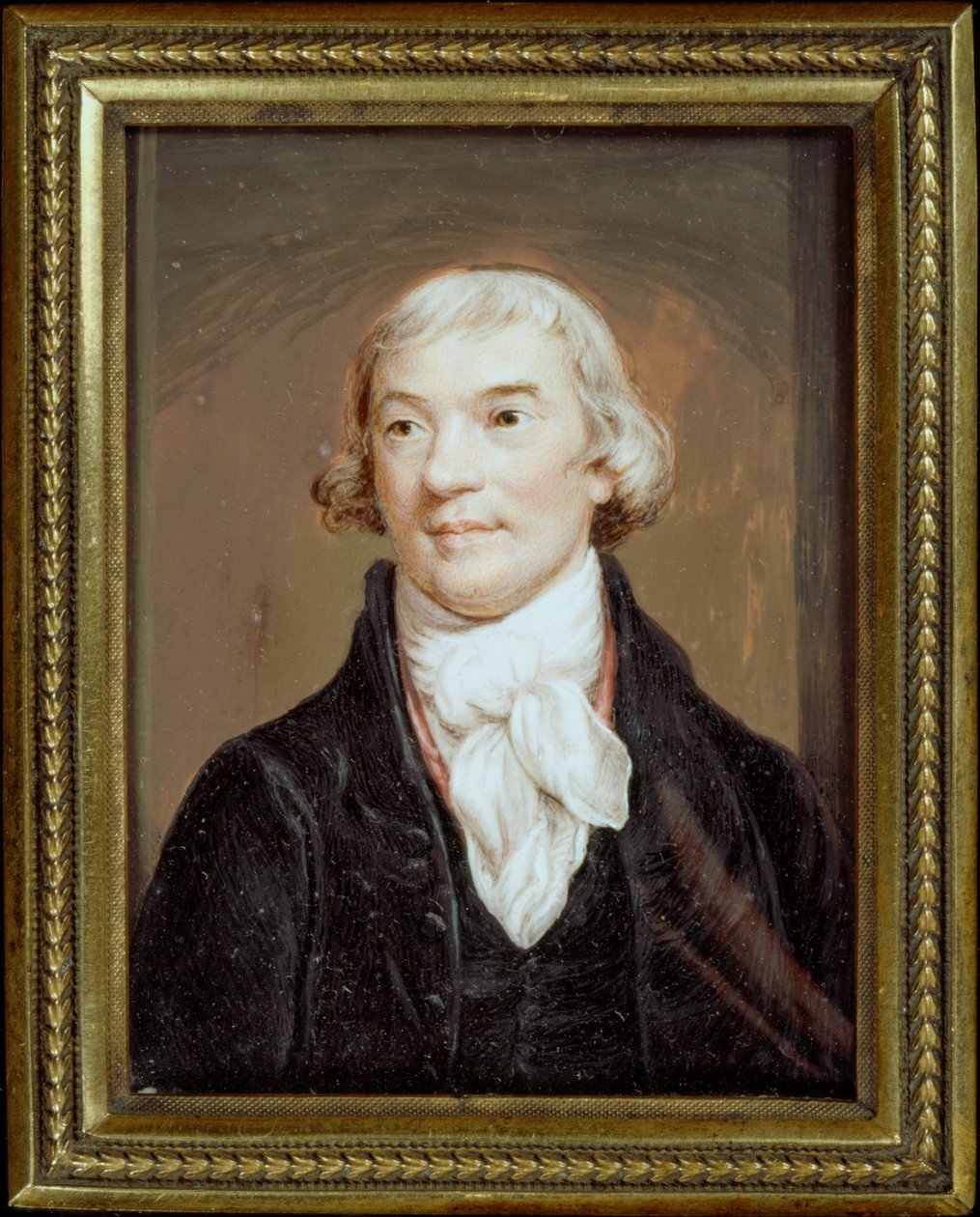 Miniatyrportrett av Noel Desenfans (etter Northcote) av Charles Hayter