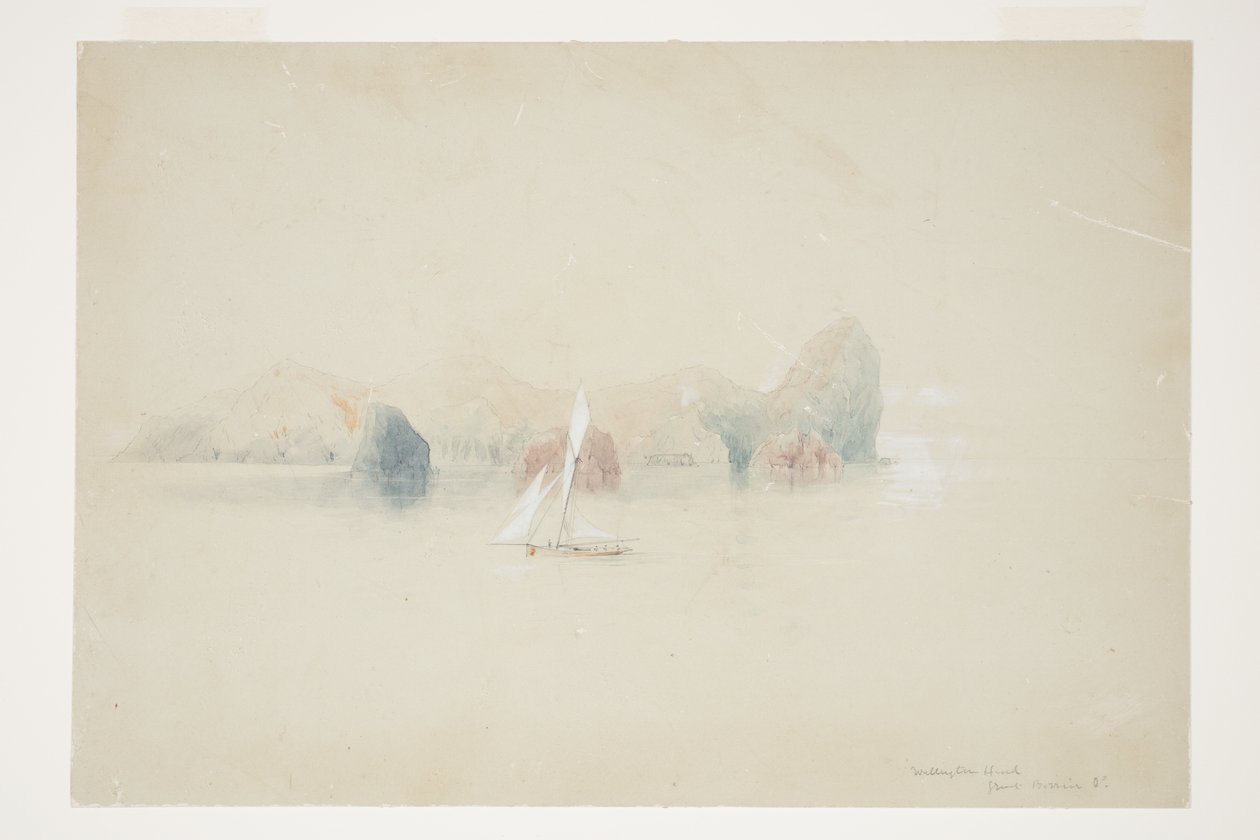 Wellington Head, Great Barrier Id av Charles Heaphy
