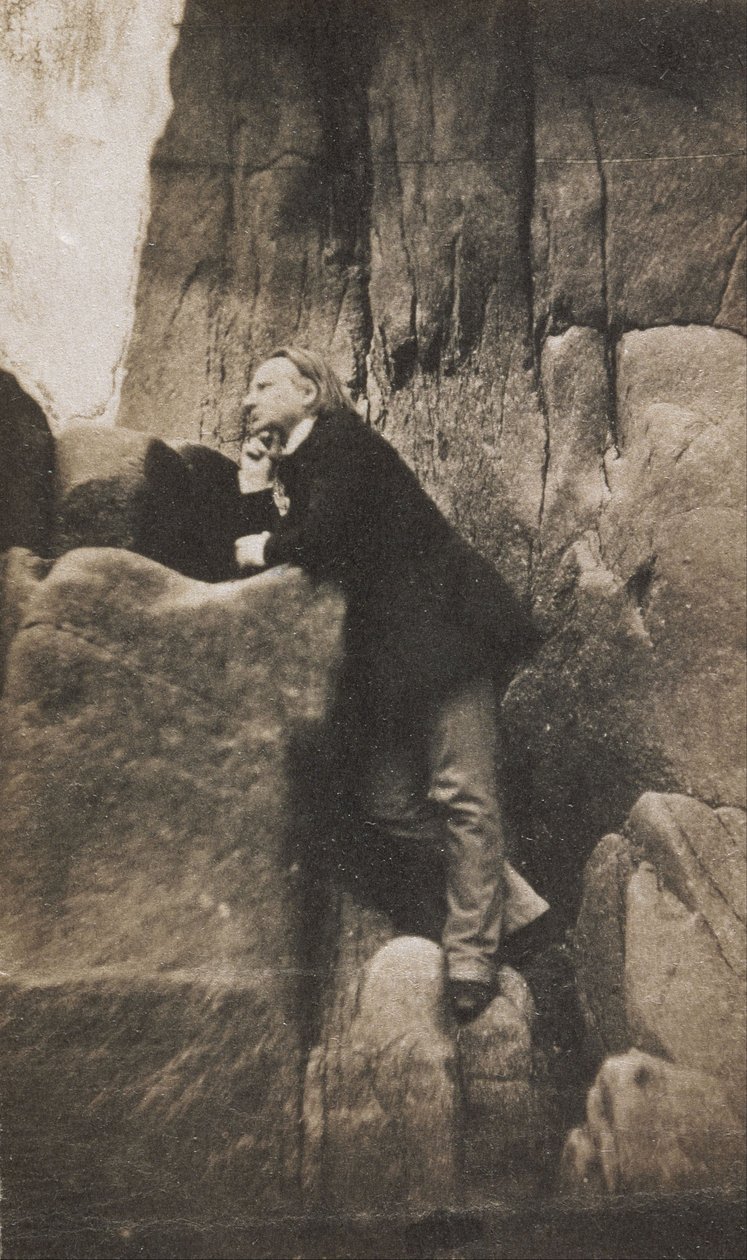 Victor Hugo på The Exiles Rock av Charles Hugo