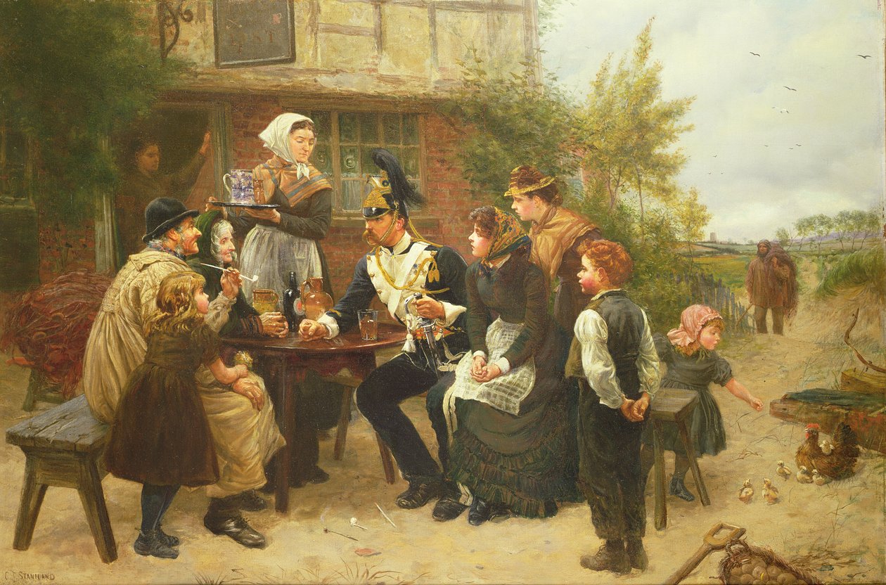 Soldatens retur av Charles J. Staniland