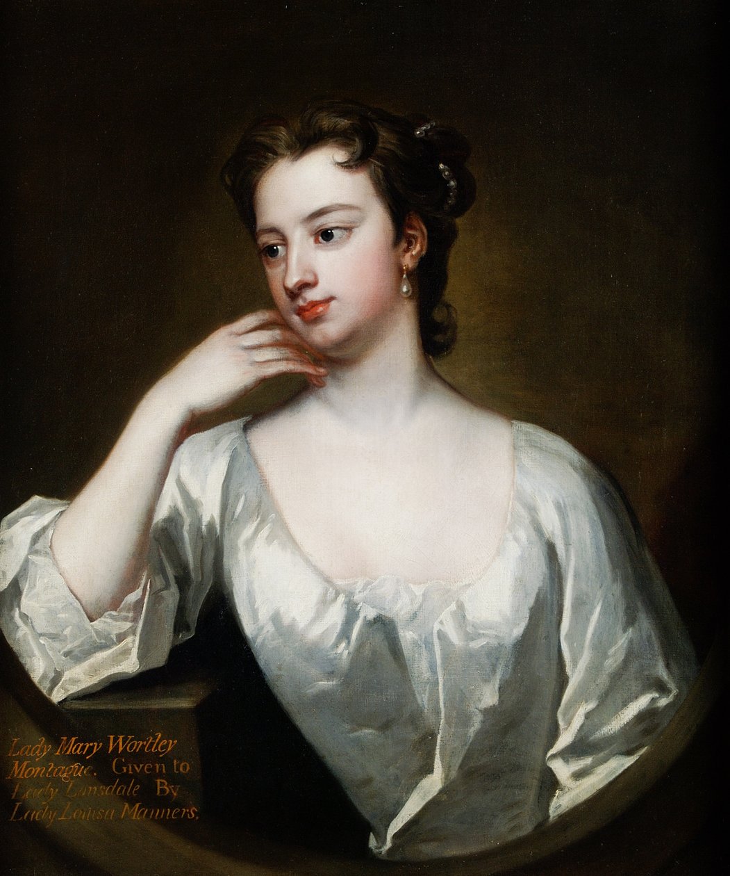 Lady Mary Wortley Montagu (1689-1762) av Charles Jervas