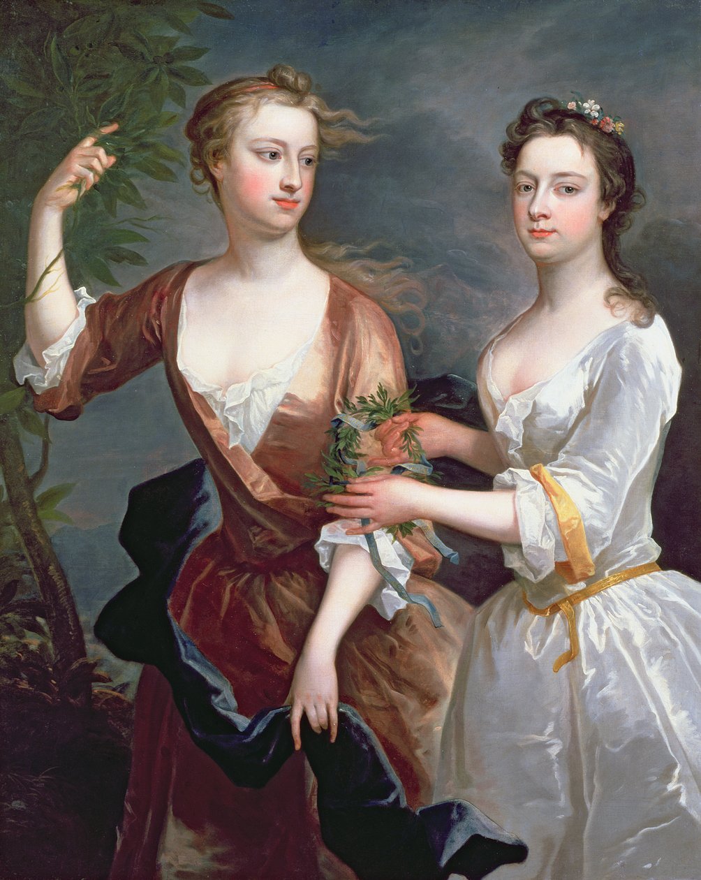 Martha og Teresa Blount, 1716 av Charles Jervas