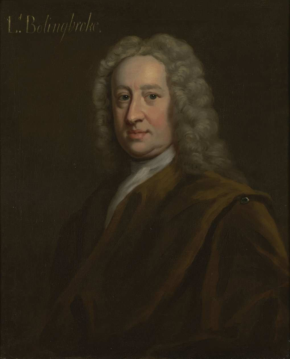 Portrett av Henry St John, 1st Viscount Bolingbroke (1678-1751) av Charles Jervas