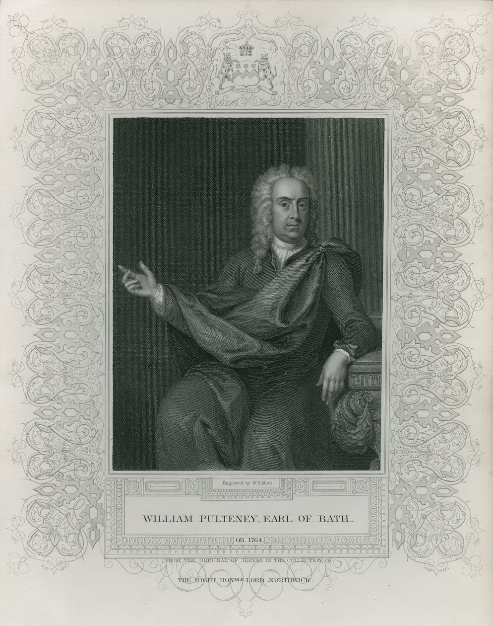 Sir William Pulteney, jarl av Bath av Charles Jervas