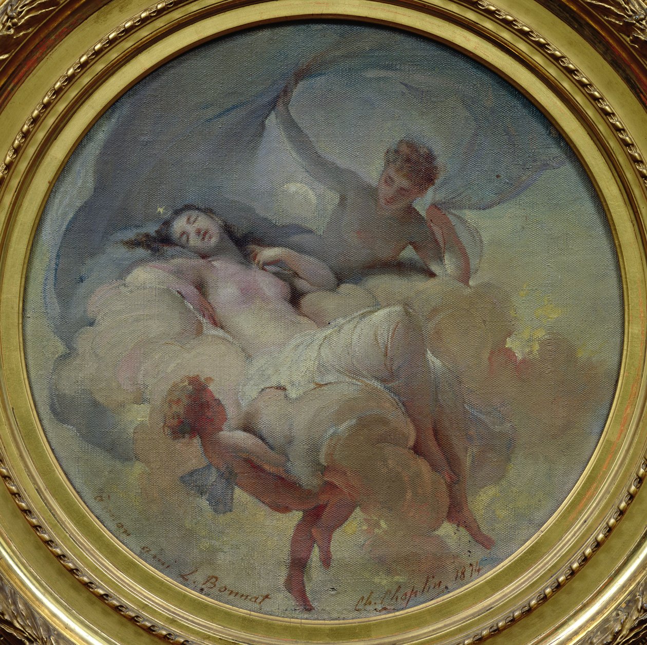 Allegory of the Night, 1874 av Charles Joshua Chaplin