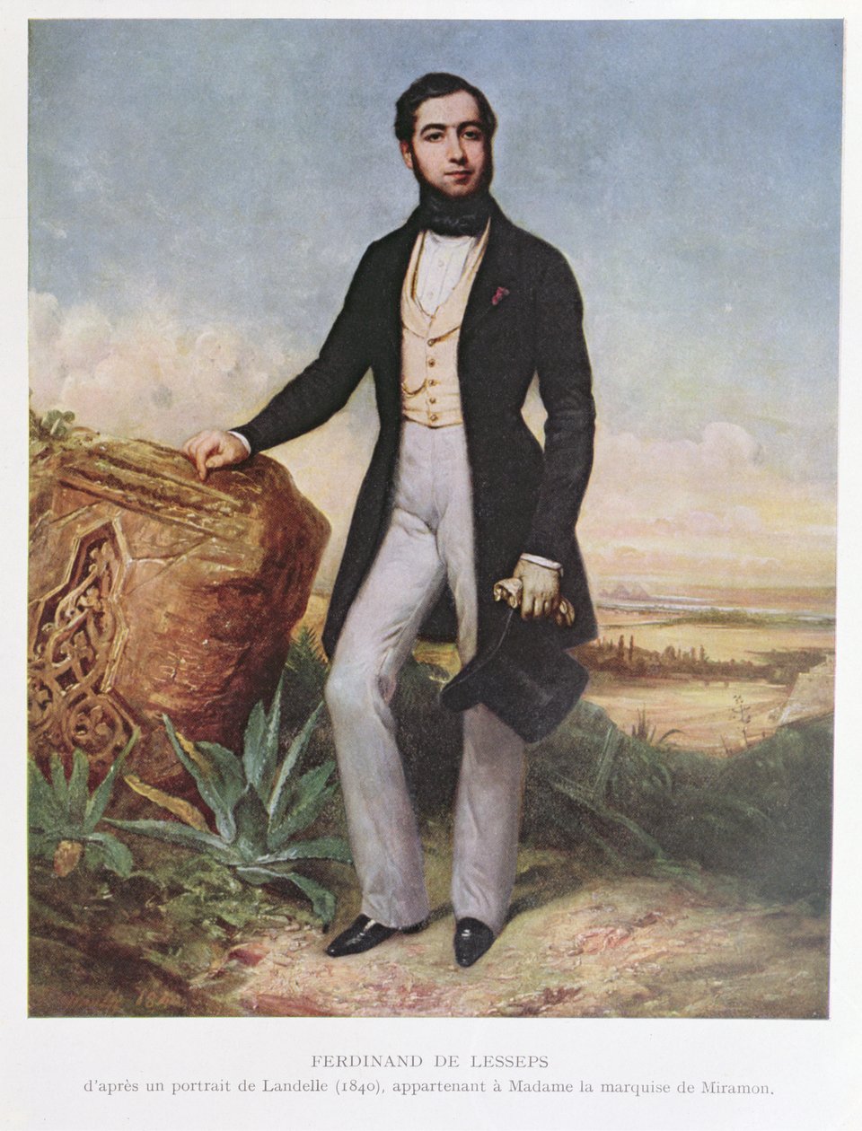 Ferdinand de Lesseps, 1840 av Charles Landelle
