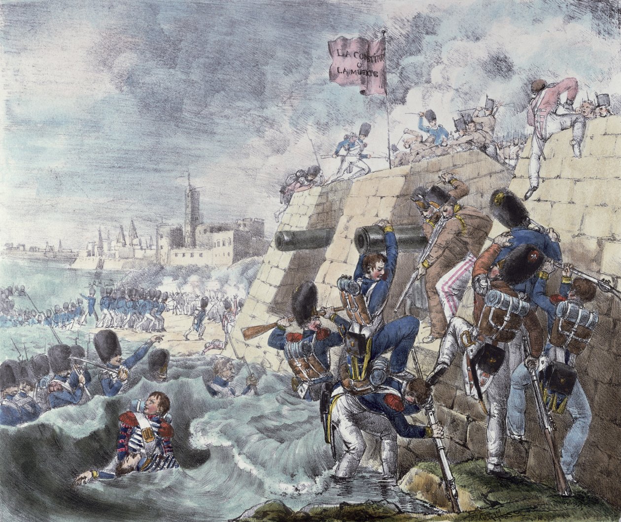Erobringen av fortet Trocadero, 31. august 1823 av Charles Lasteyrie du Saillant