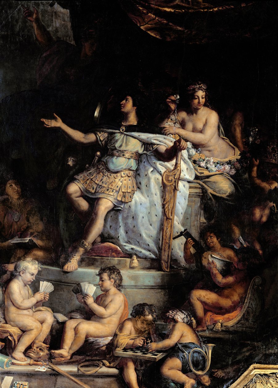 Kongen styrer, 1661 av Charles Le Brun