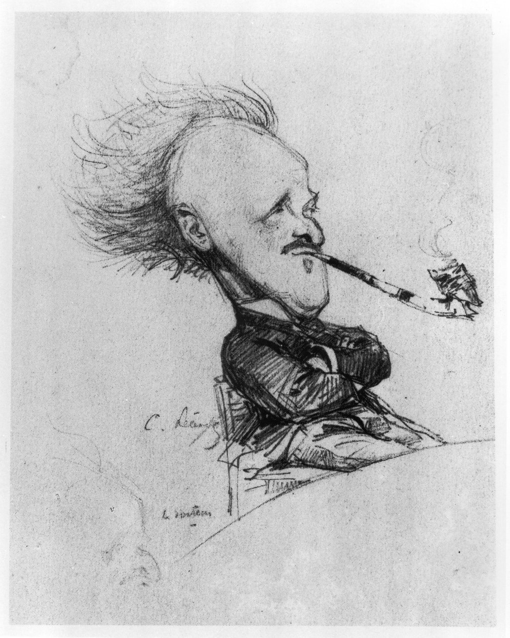 Paul Ferdinand Gachet (1862-1930) ca. 1887 av Charles Leandre