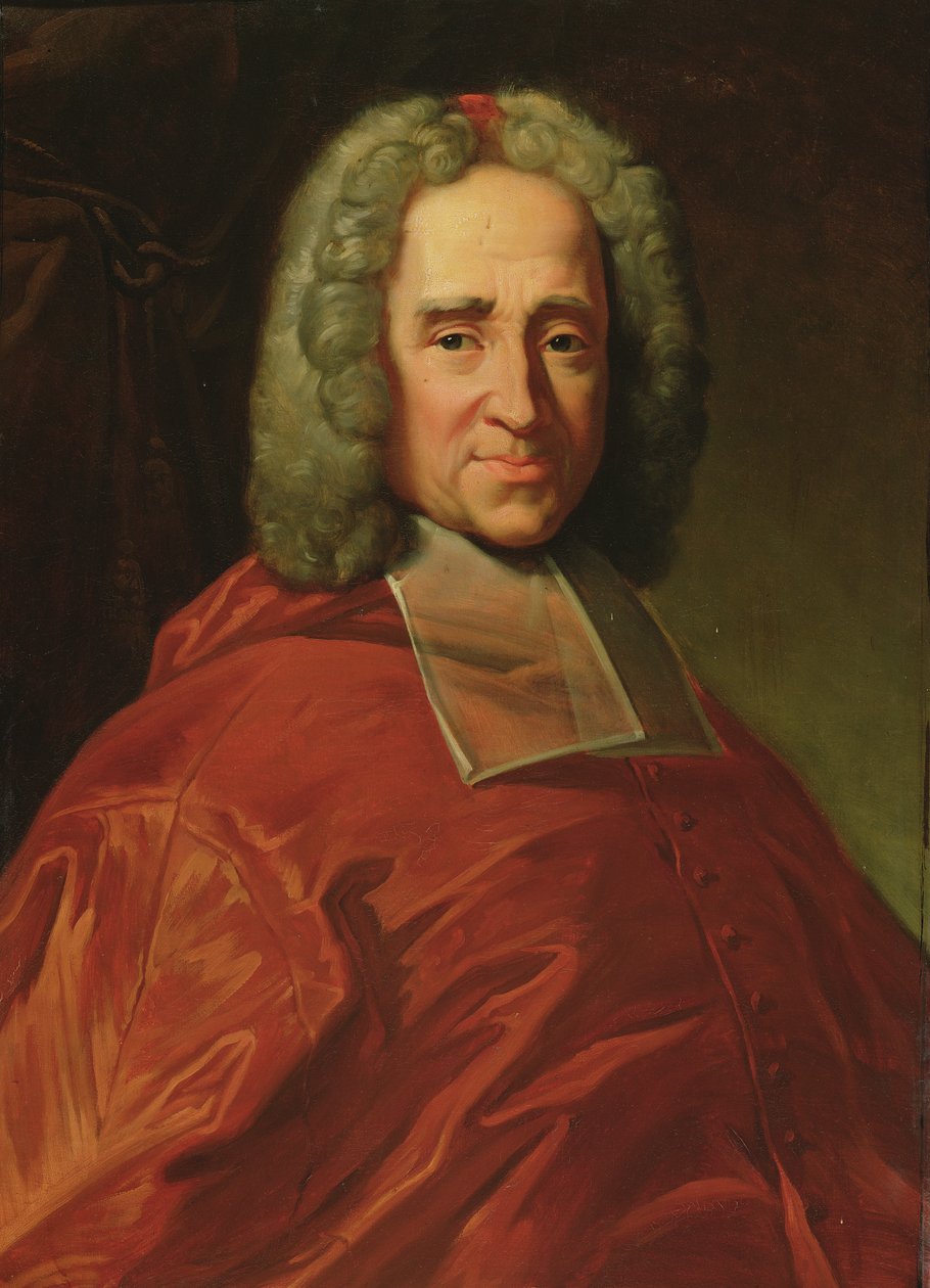 Kardinal Guillaume Dubois (1656-1723) 1837 av Charles Lefebvre