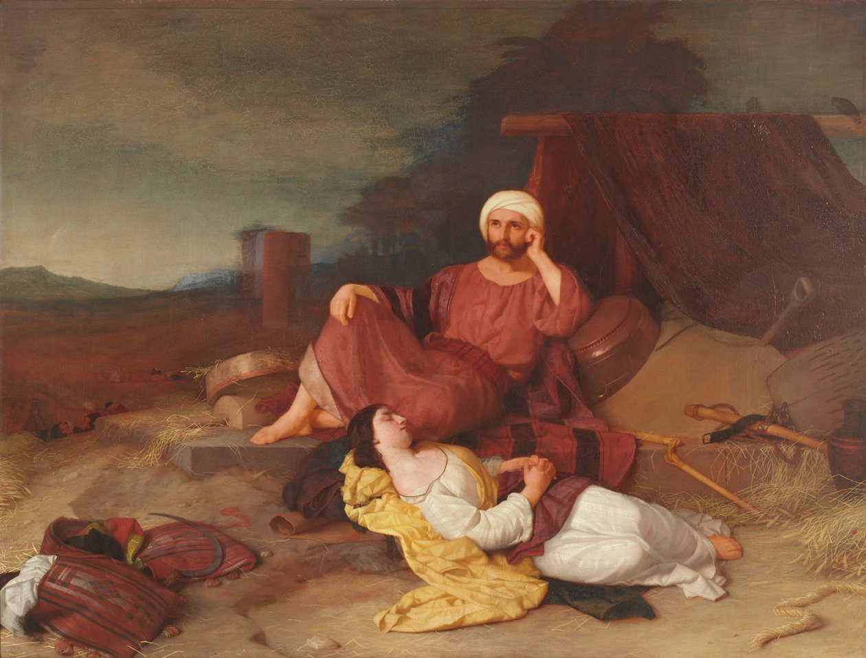 Boas og Ruth, ca. 1853 av Charles Lock Eastlake