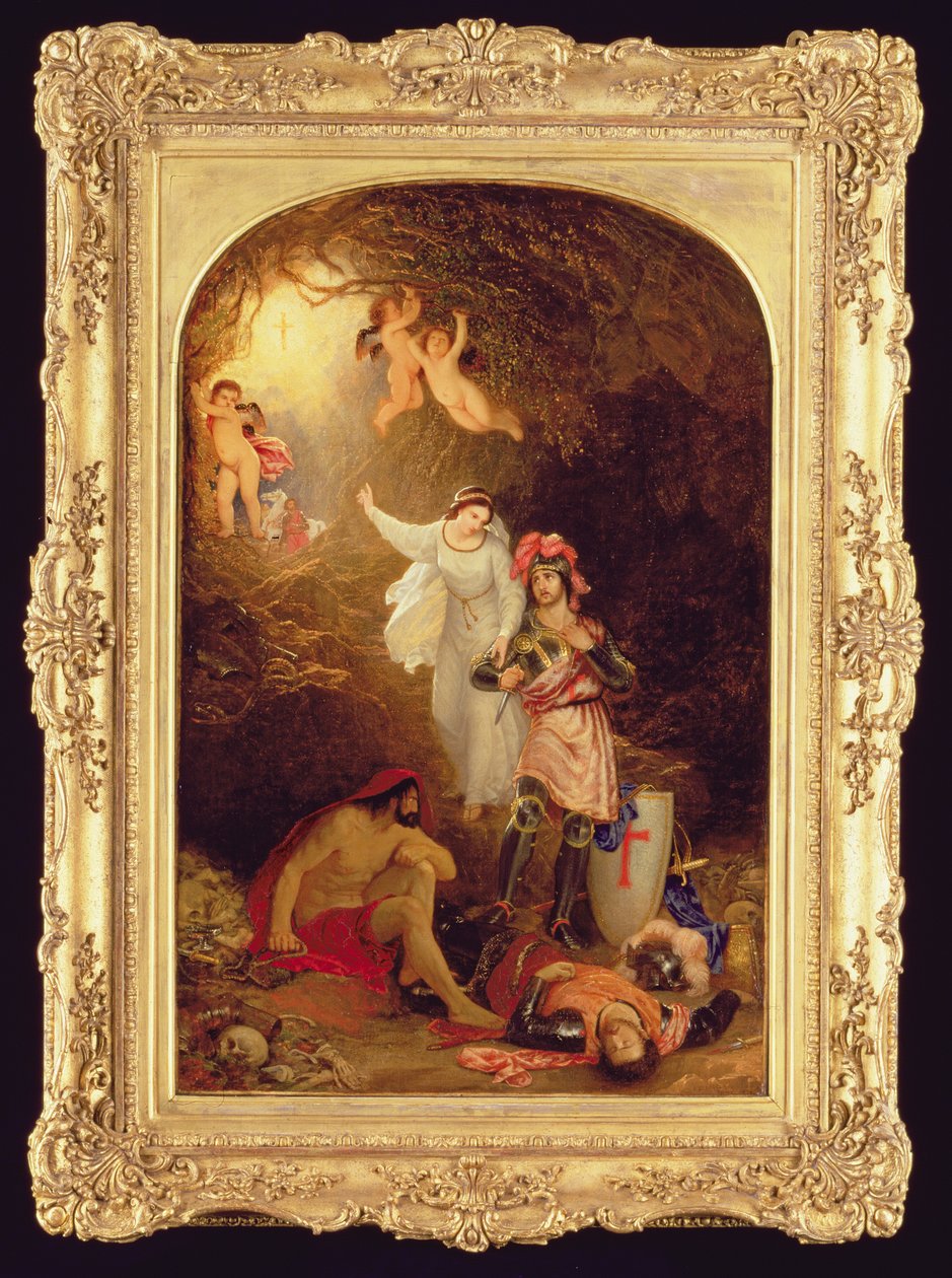 Una leverer Røde Kors-ridderen fra fortvilelsens hule, ca. 1830 av Charles Lock Eastlake