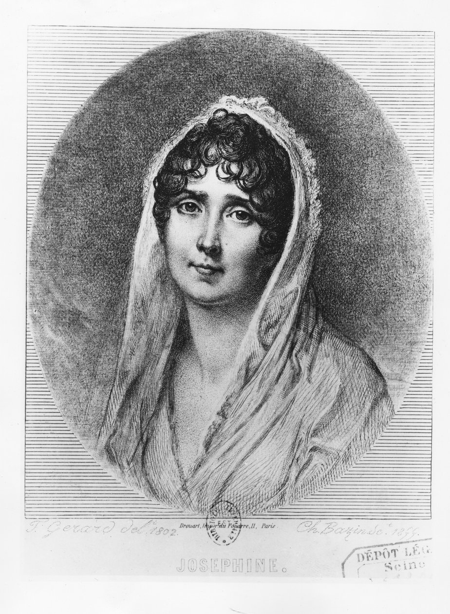 Josephine de Beauharnais av Charles Louis Bazin