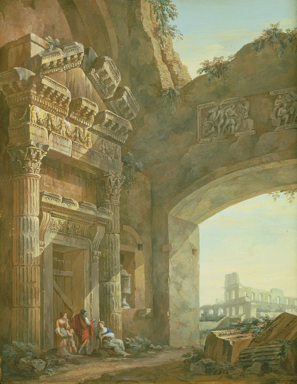 Arkitektoniske ruiner av Charles Louis Clerisseau