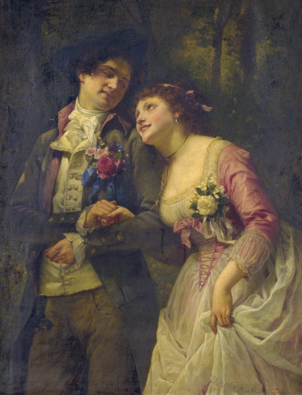 De Forlovere av Charles Louis Lucien Muller