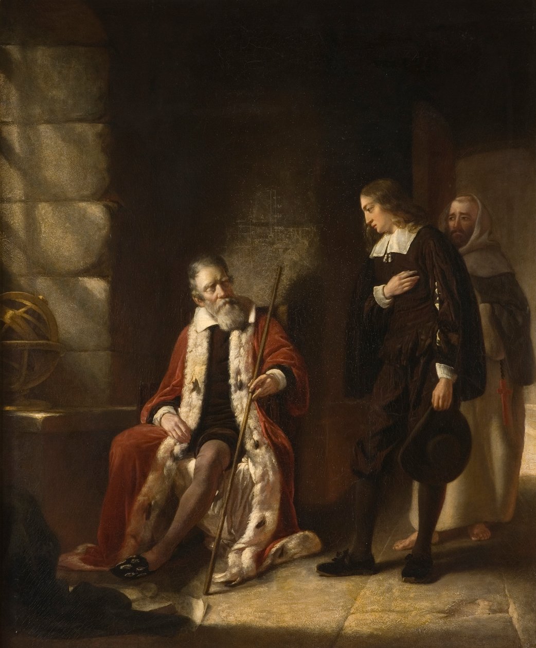 Intervjuet av Milton med Galileo av Charles Lucy