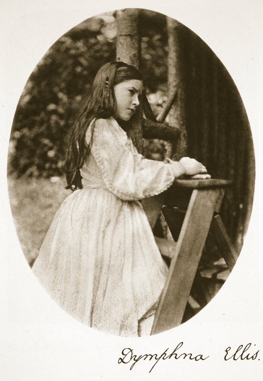 Dymphna Ellis, 25. juli 1869 (sepia-bilde) av Charles Lutwidge Dodgson