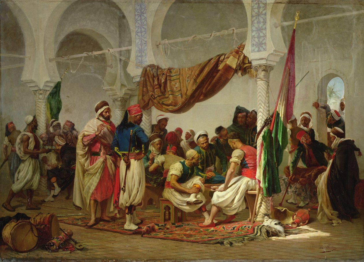 Den tyrkiske kafeen av Charles Marie Lhuillier