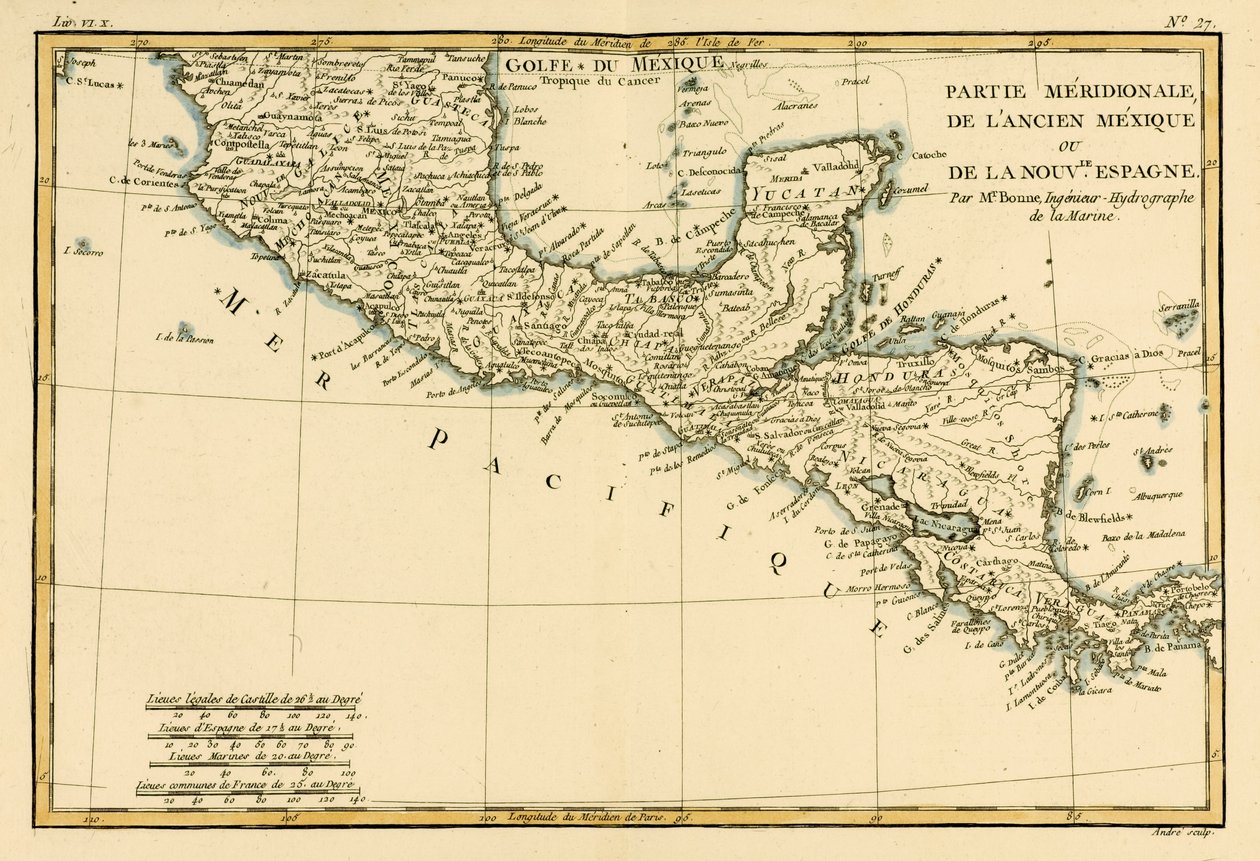 Sør-Mexico, fra 