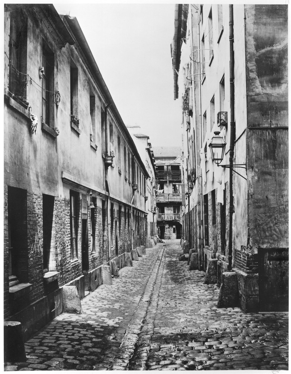 Rue du Fer-a-Moulin, Paris, 1858-78 av Charles Marville
